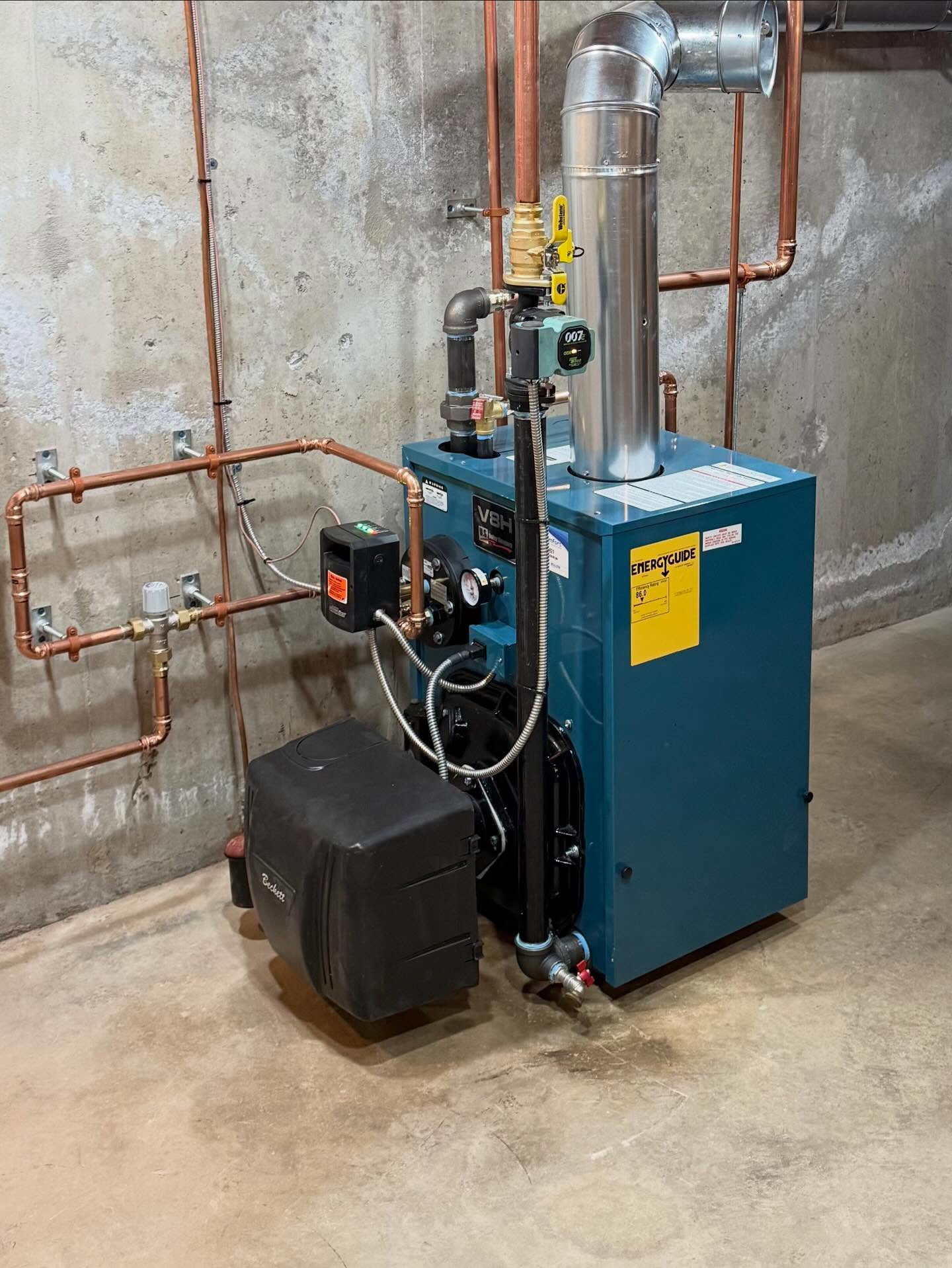 New US Boiler Install Southington CT by TruComfort Heating and Cooling